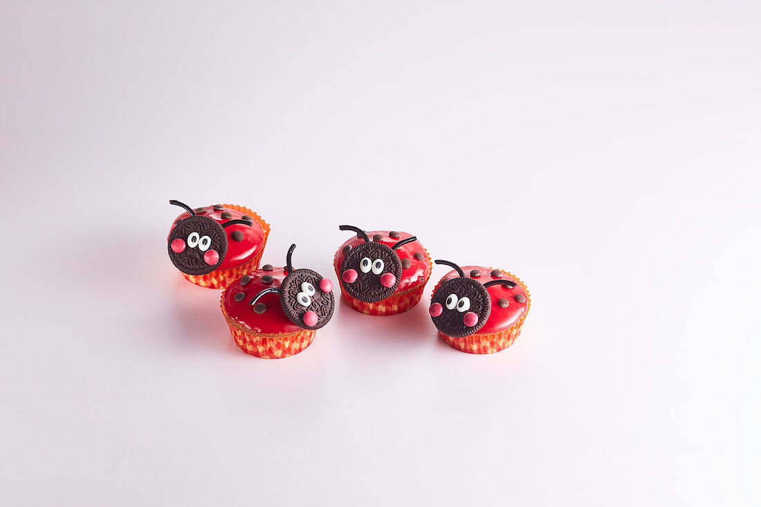 Ladybird muffins