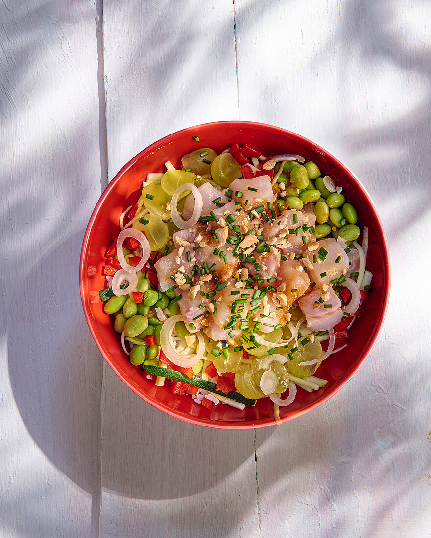 Poke Bowl mit Dorade