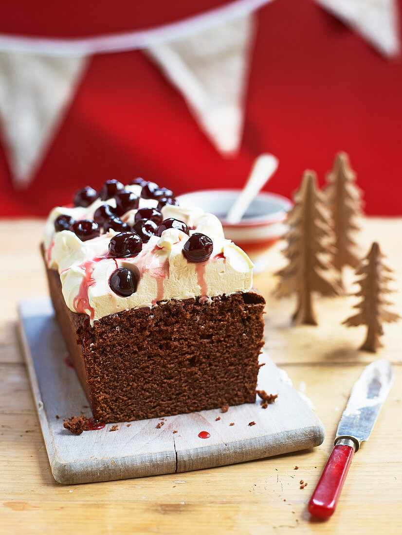 Black Forest loaf cake