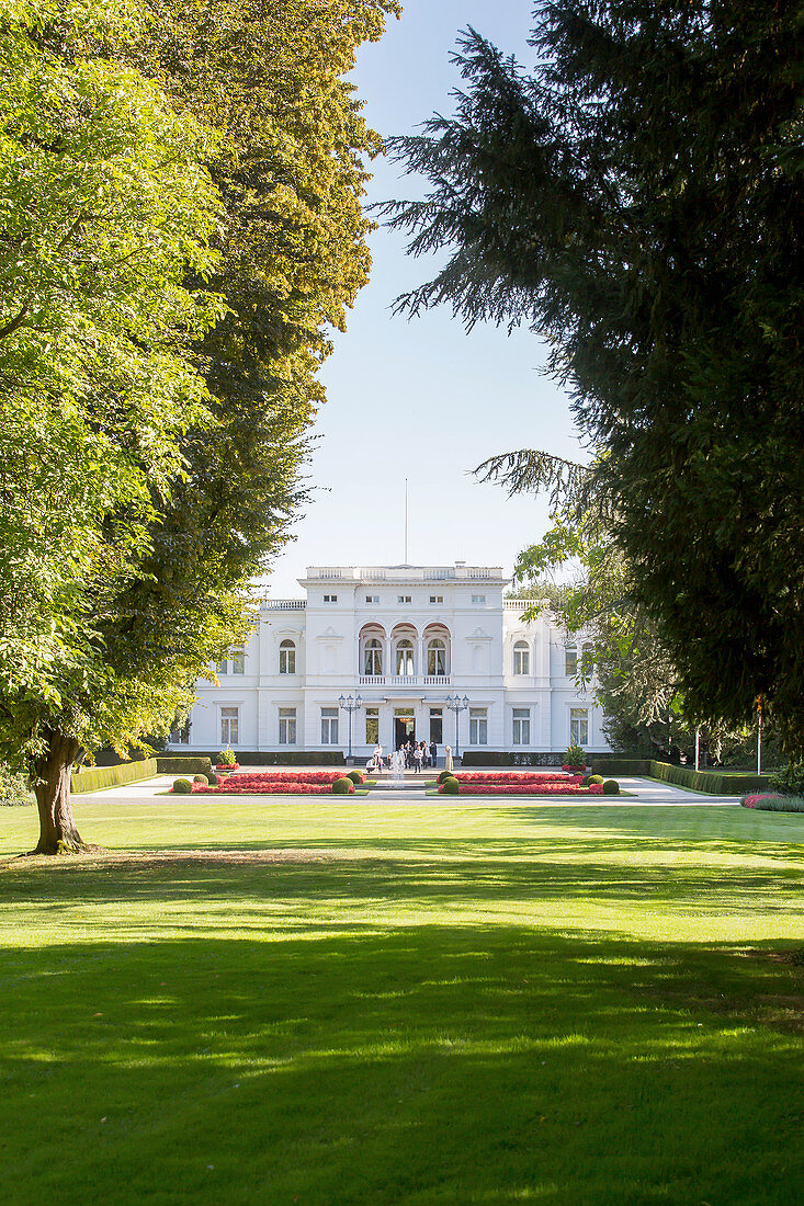 Villa Hammerschmidt, zweiter Dienstsitz des Bundespräsidenten, Bonn, Nordrhein-Westfalen, Deutschland