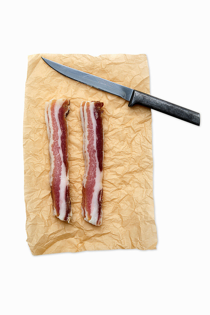 Cured bacon