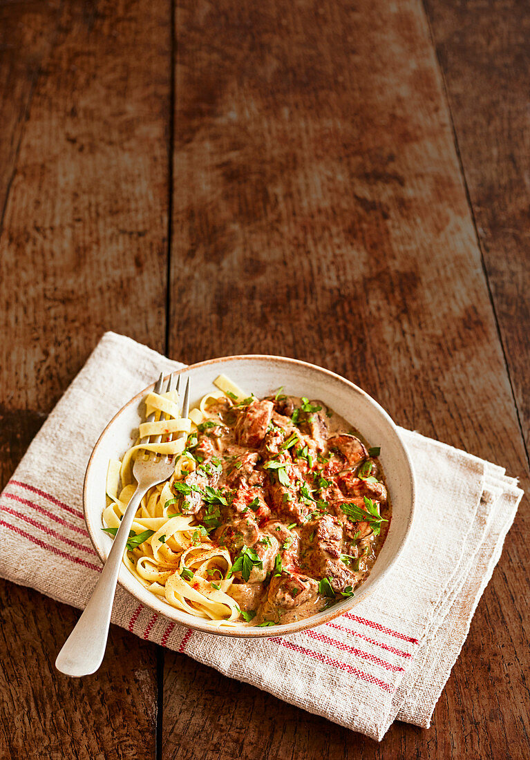 Slow cooker stroganof