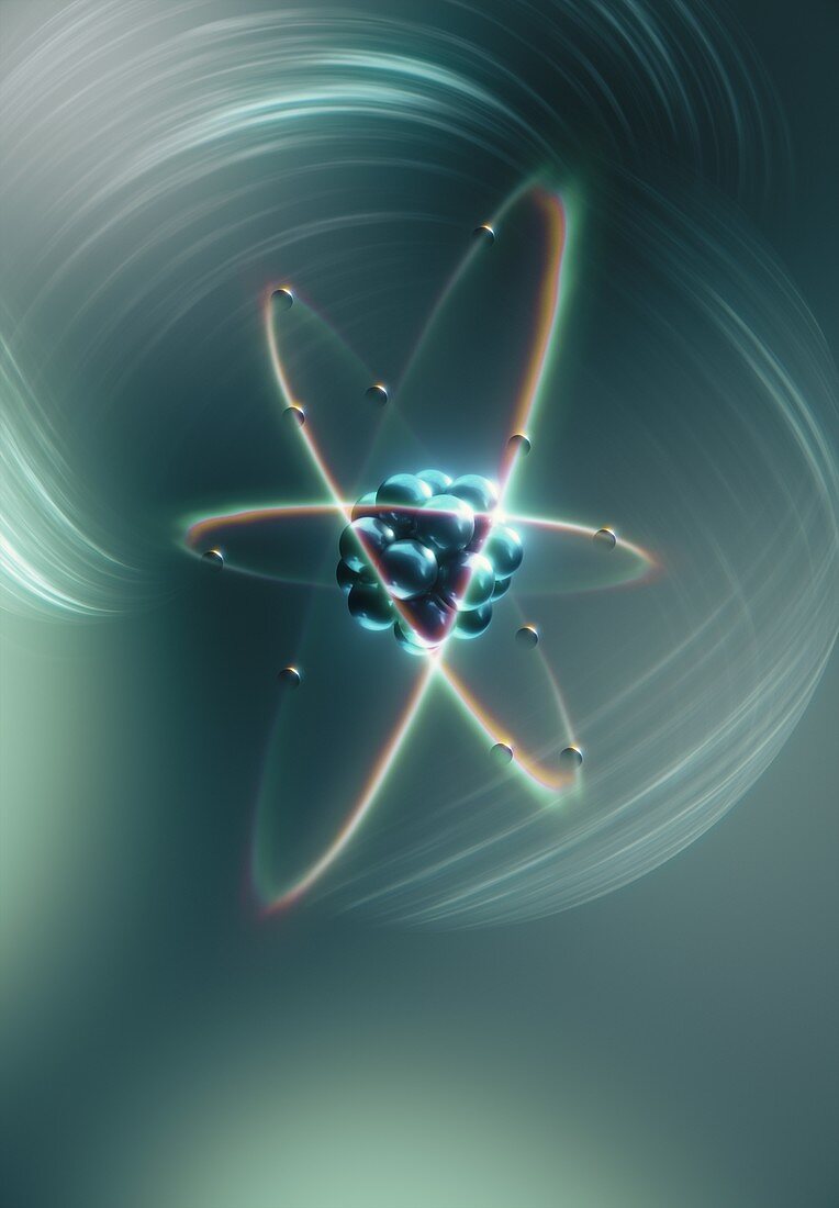 Aluminium atom, illustration