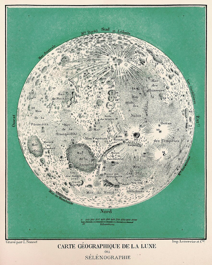 Moon Map, 1881