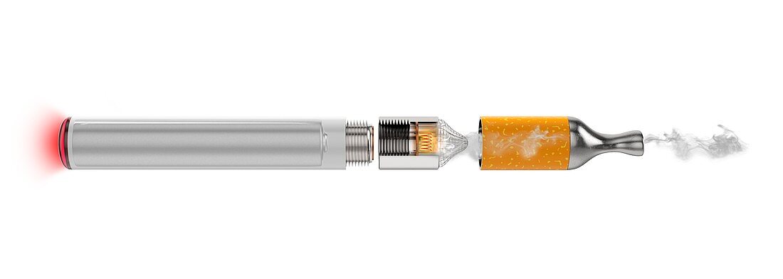E-cigarette, illustration
