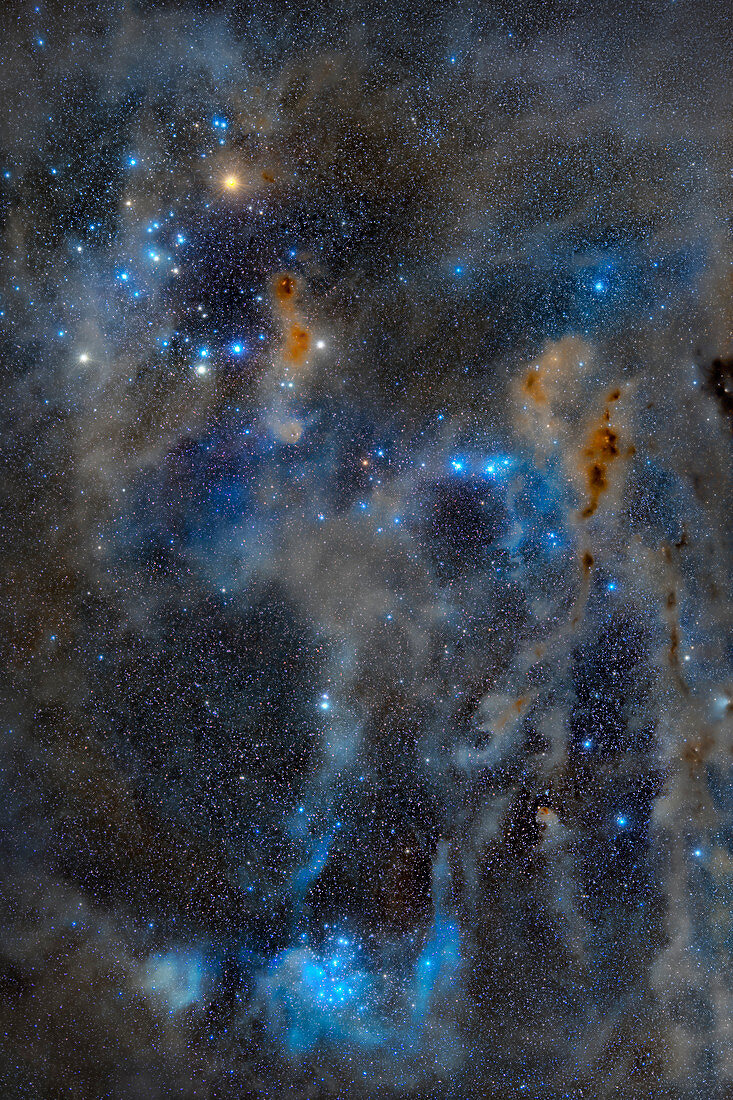 Hyades and Pleiades star clusters