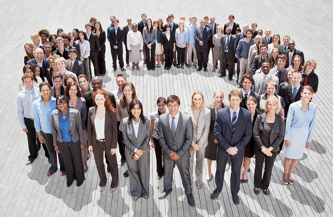 Portrait of smiling business people