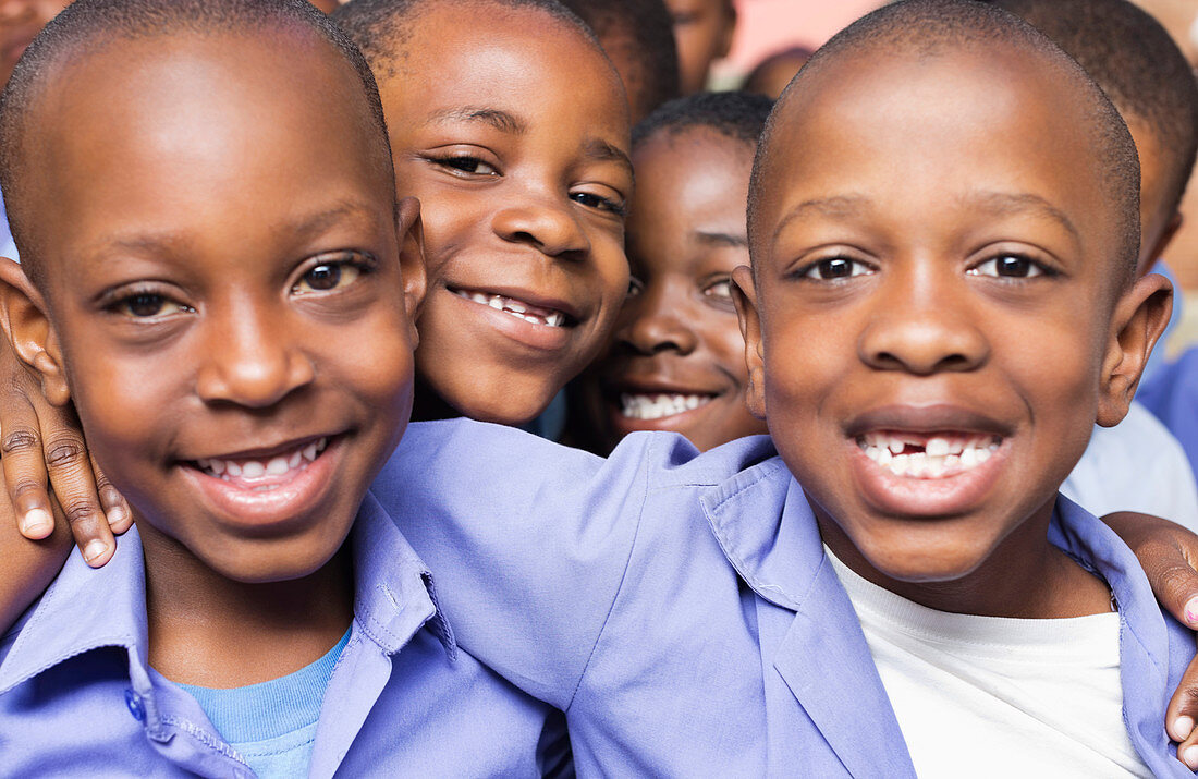 Students smiling together