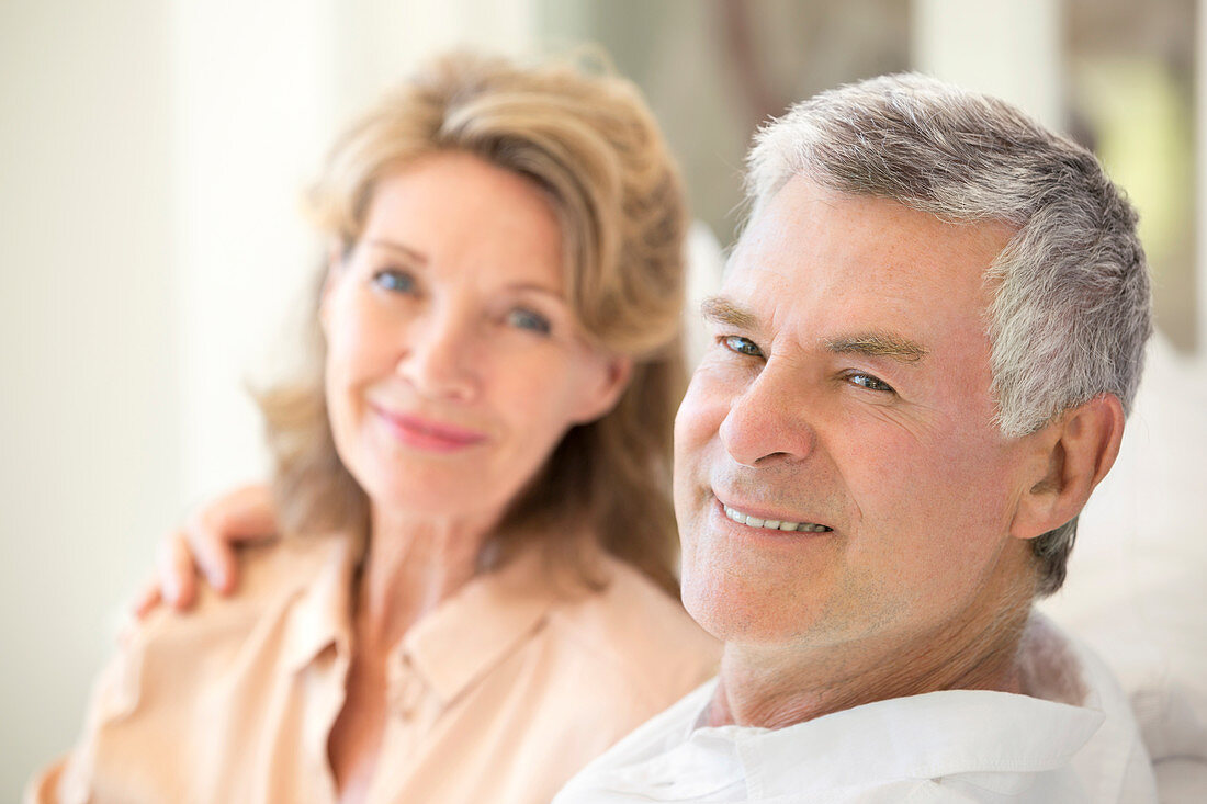 Portrait of smiling senior couple