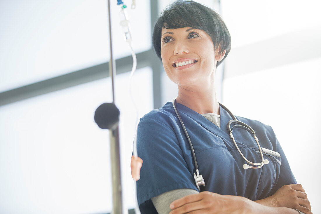 Portrait of female doctor