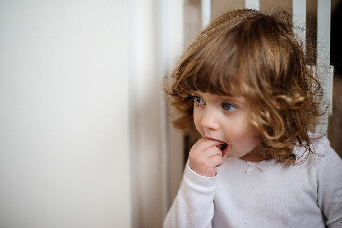 Girl eating