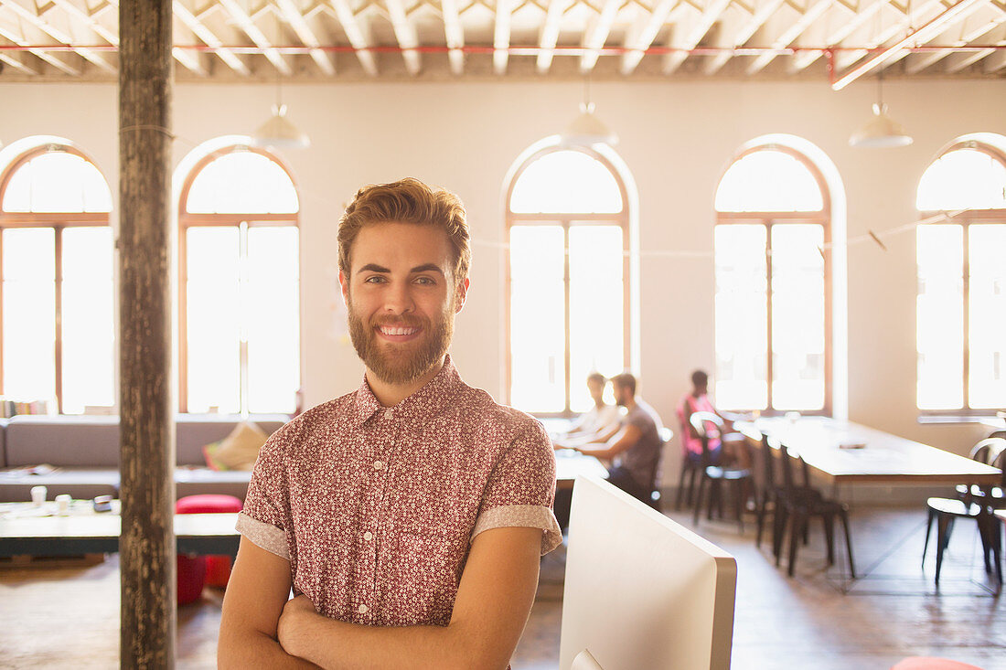 Portrait confident Businessman