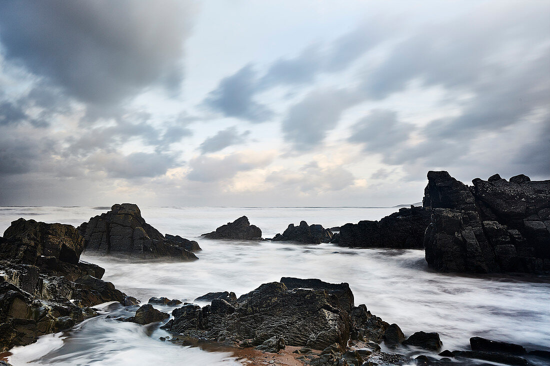 Rocks and ocean, Devon, United Kingdom