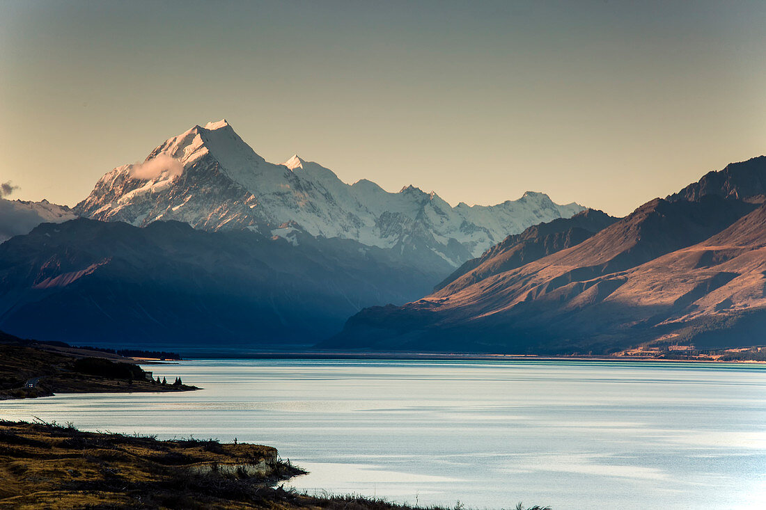 Lake Pukaki and Mount Cook, New Zealand