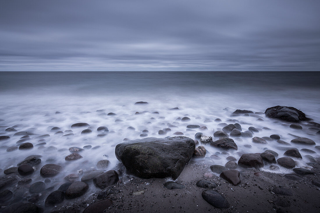 Tranquil grey seascape, Kalundborg, Denmark