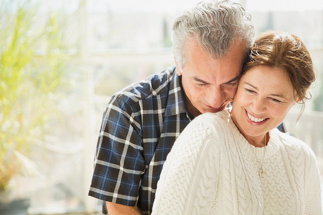 Affectionate mature couple