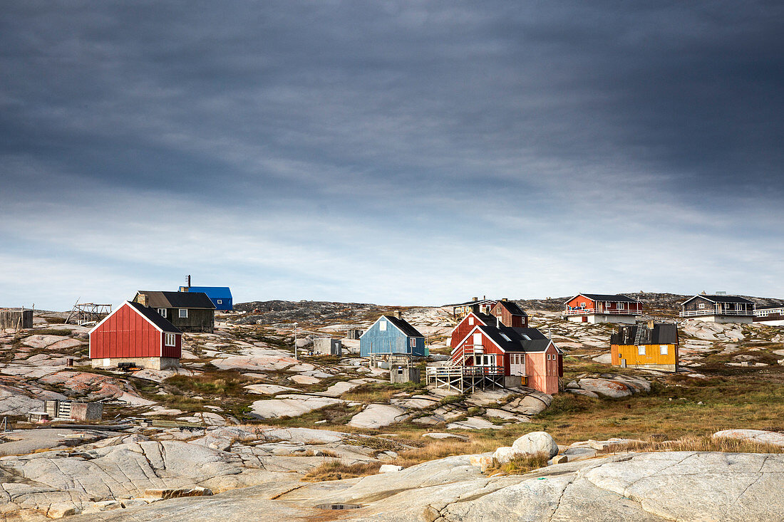 Craggy, remote, vibrant fishing village, Greenland