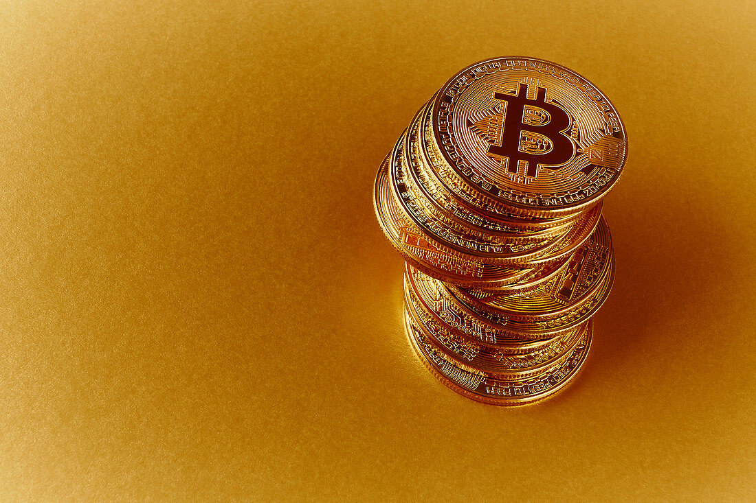 Golden Bitcoin stack