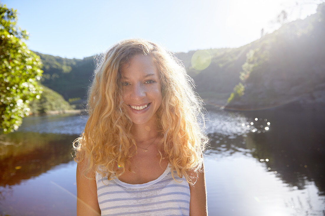 Portrait smiling, young woman