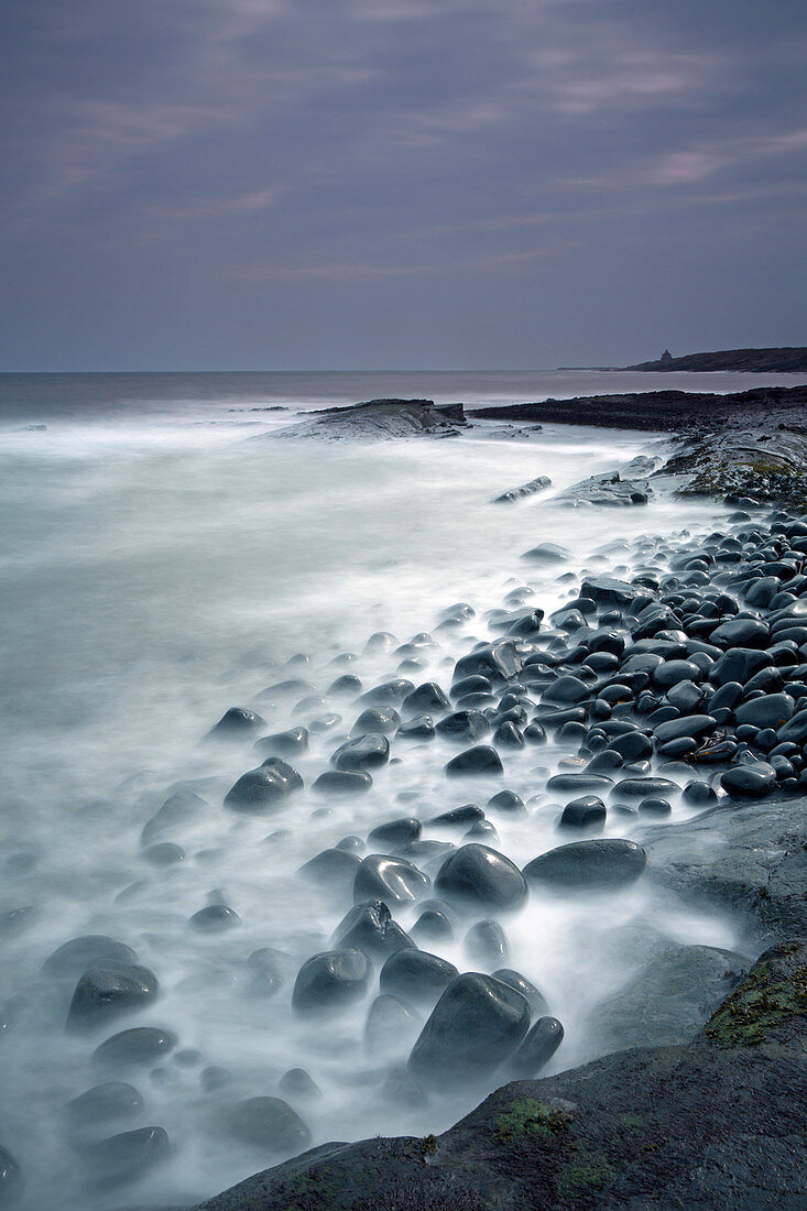 Rocks mystical ocean Cullernose Point Craster