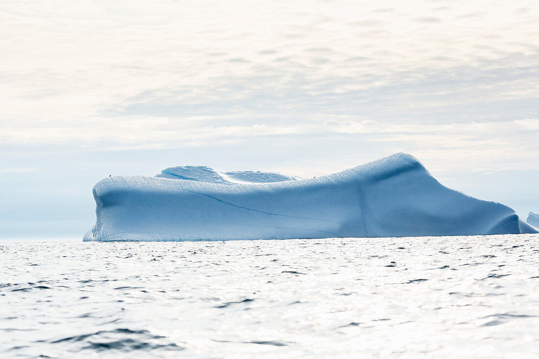 Majestic iceberg formation on Atlantic Ocean Greenland