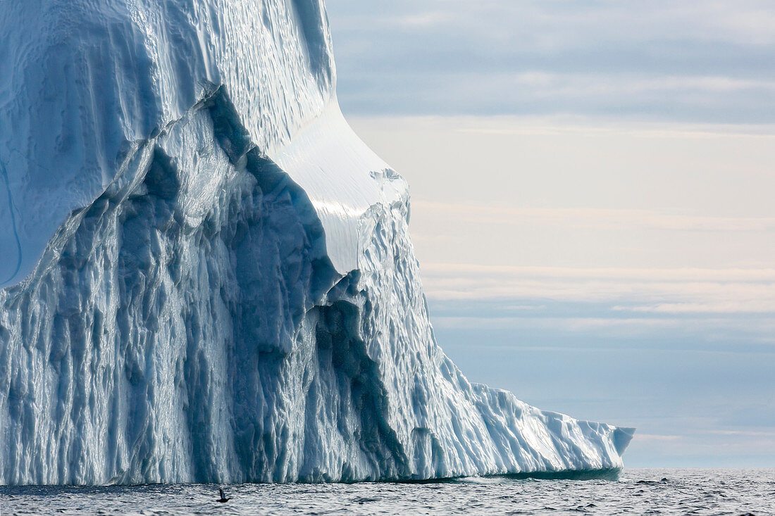 Majestic iceberg formation Greenland