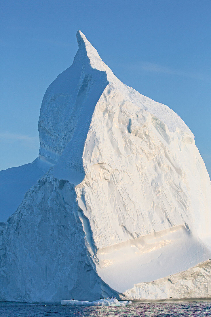 Majestic iceberg over ocean Greenland