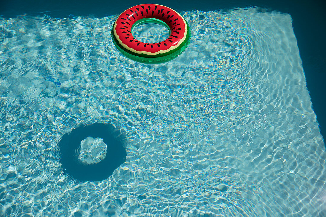 Watermelon inflatable ring
