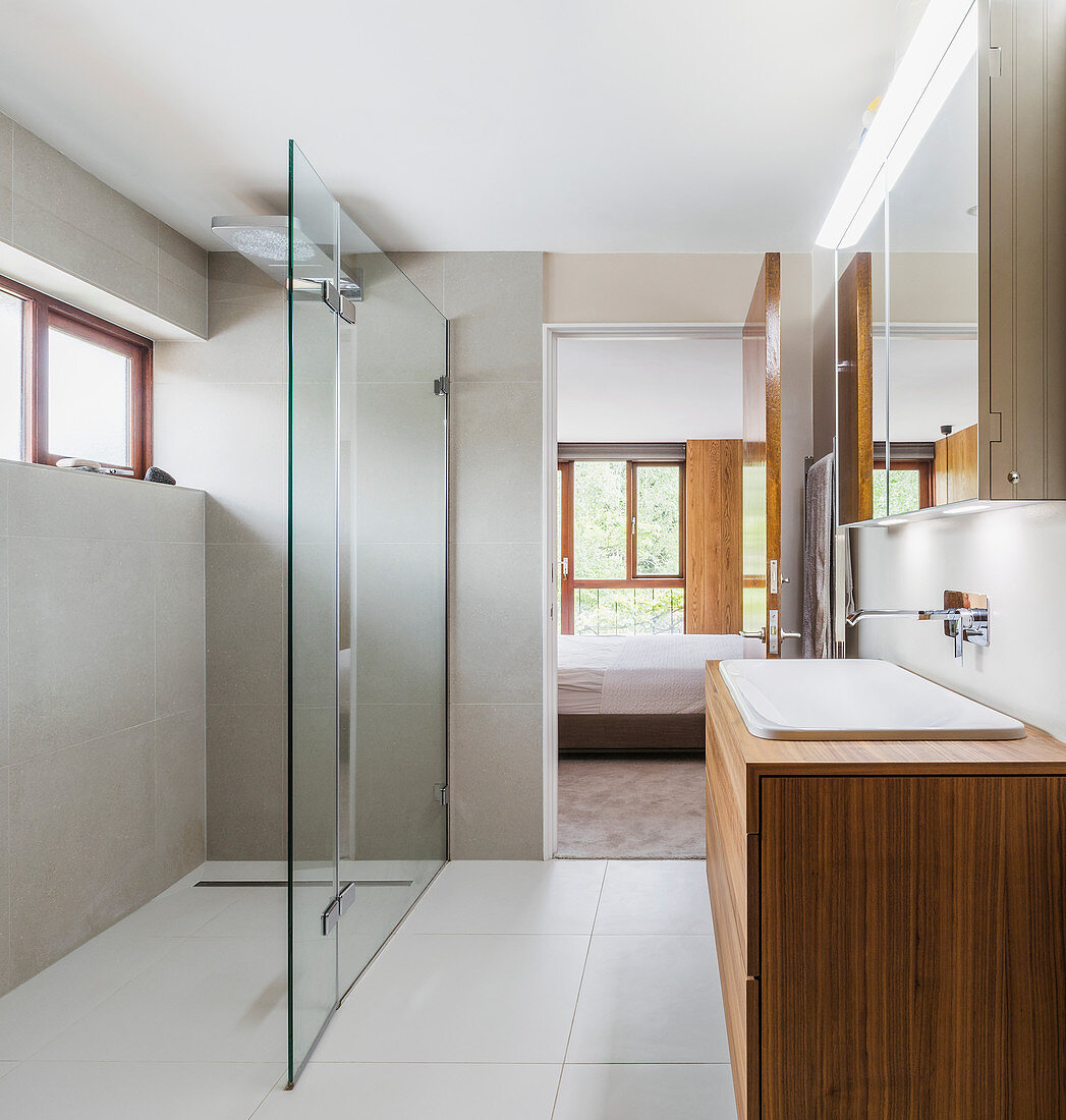 Modern home showcase interior bathroom