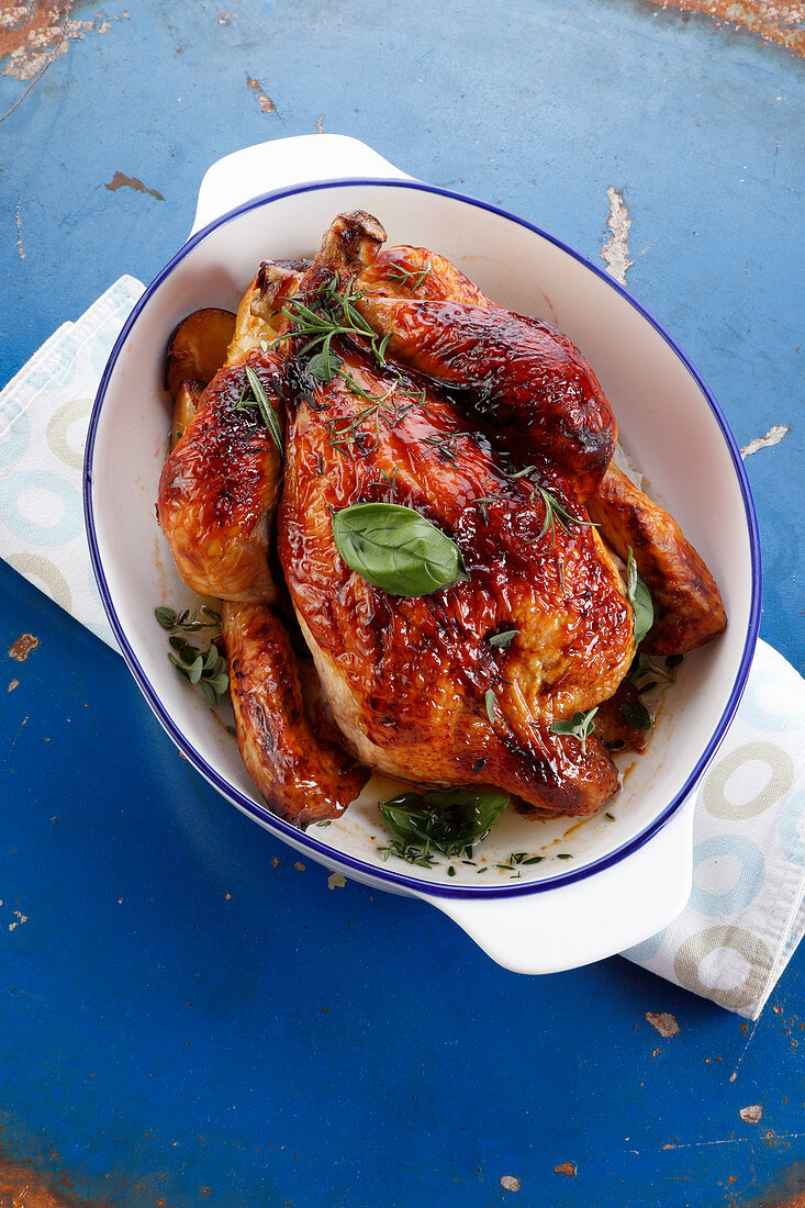 Roast honey chicken