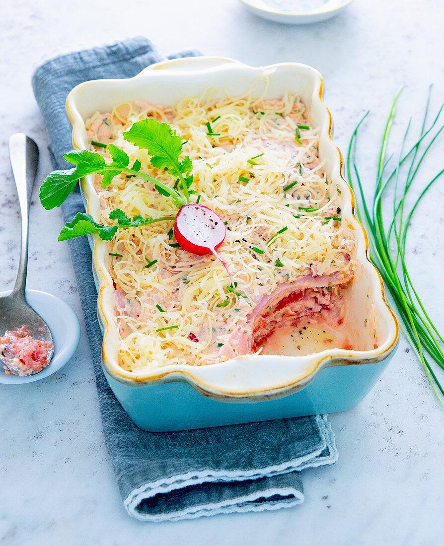 Radish bake with chive