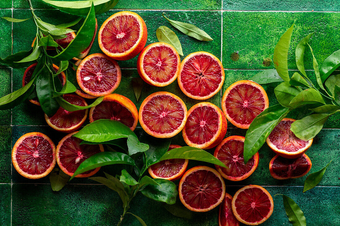 Fresh blood oranges