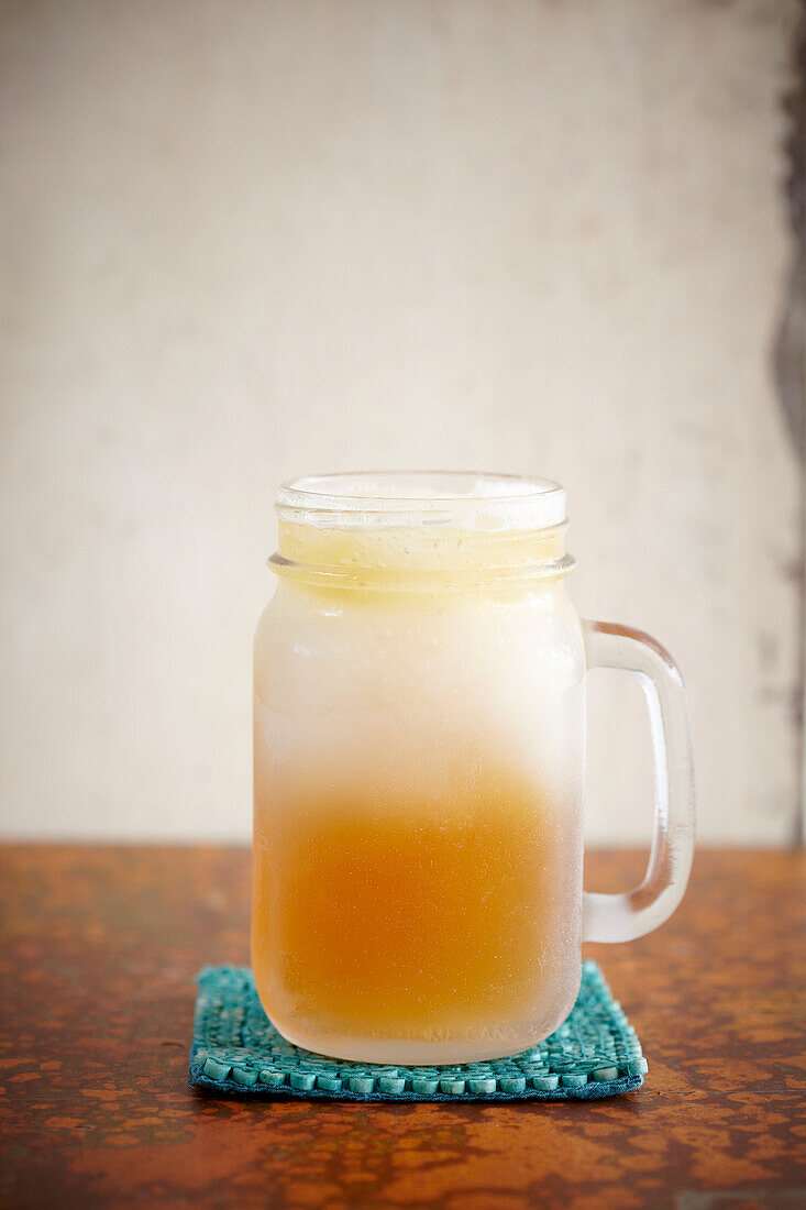 Cocktail with ginger beer