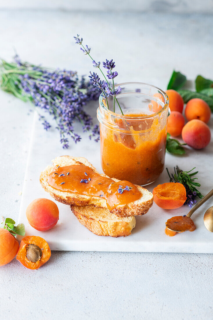 Apricot-Lavender Jam