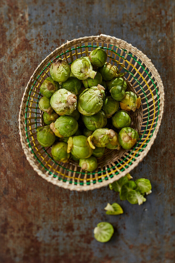 Untrimmed Brussels sprouts