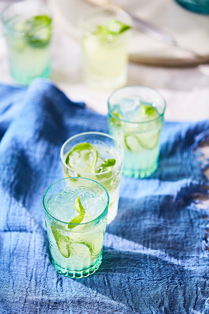 Gurken-Gin-Spritz-Cocktail