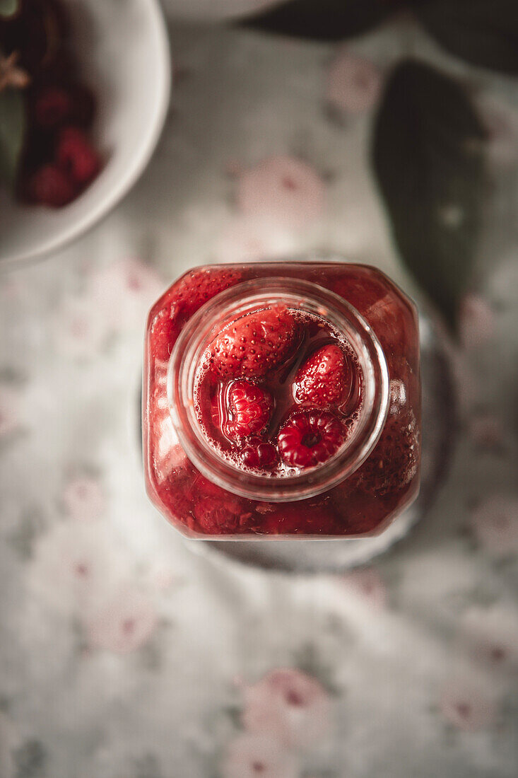 Raspberry syrup