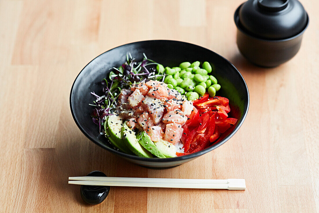 Sashimi-Thunfisch-Bowl (Japan)