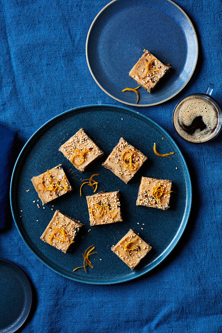 Chocolate Orange Tahini Bites