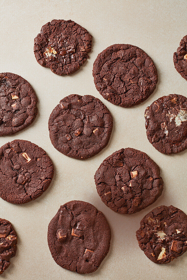 Triple-Schokoladen-Cookies