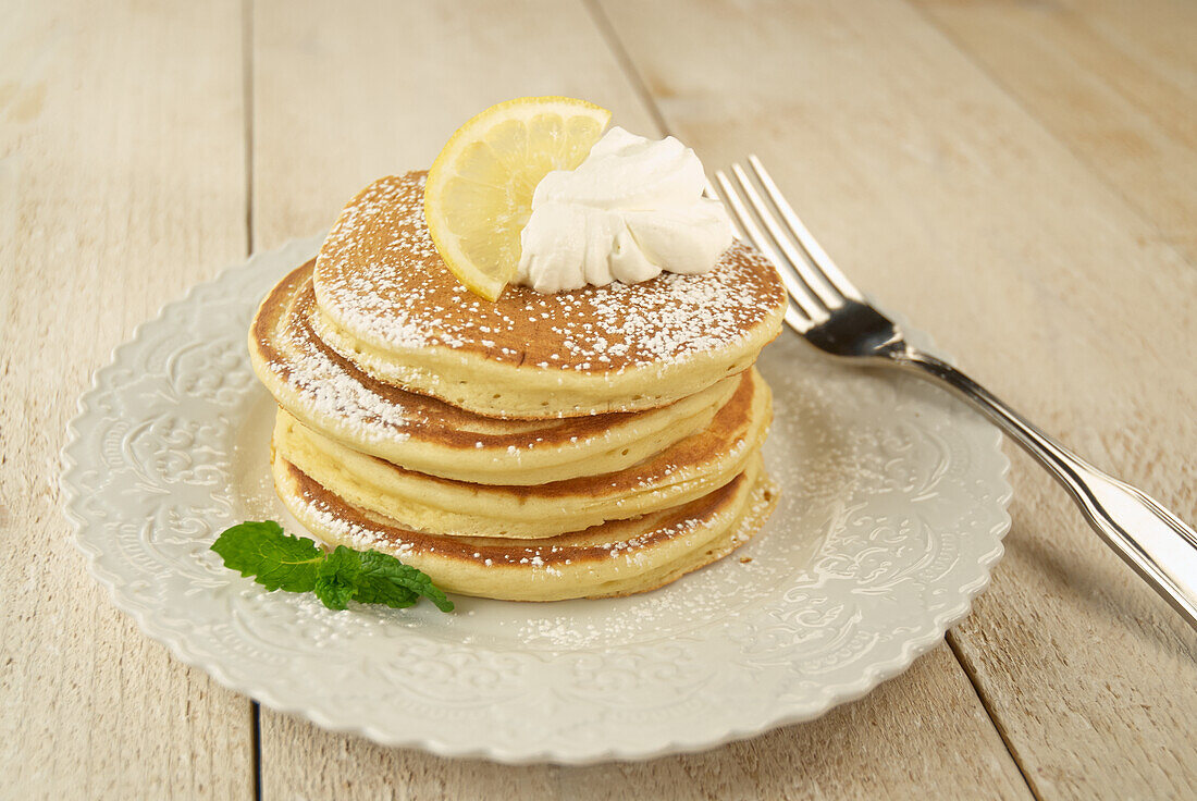 Zitronen-Ricotta-Pancakes