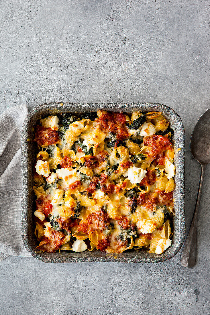 Spinach and Ricotta Conghiglie