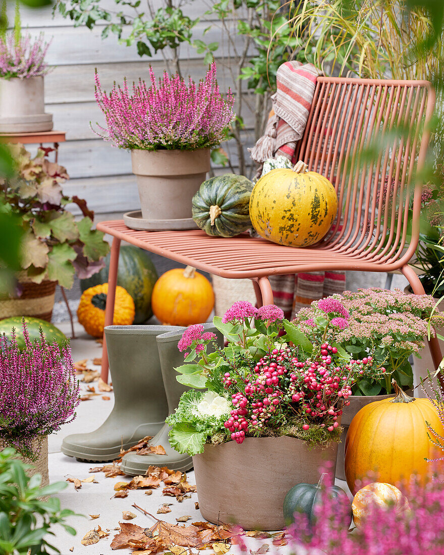 Autumn patio