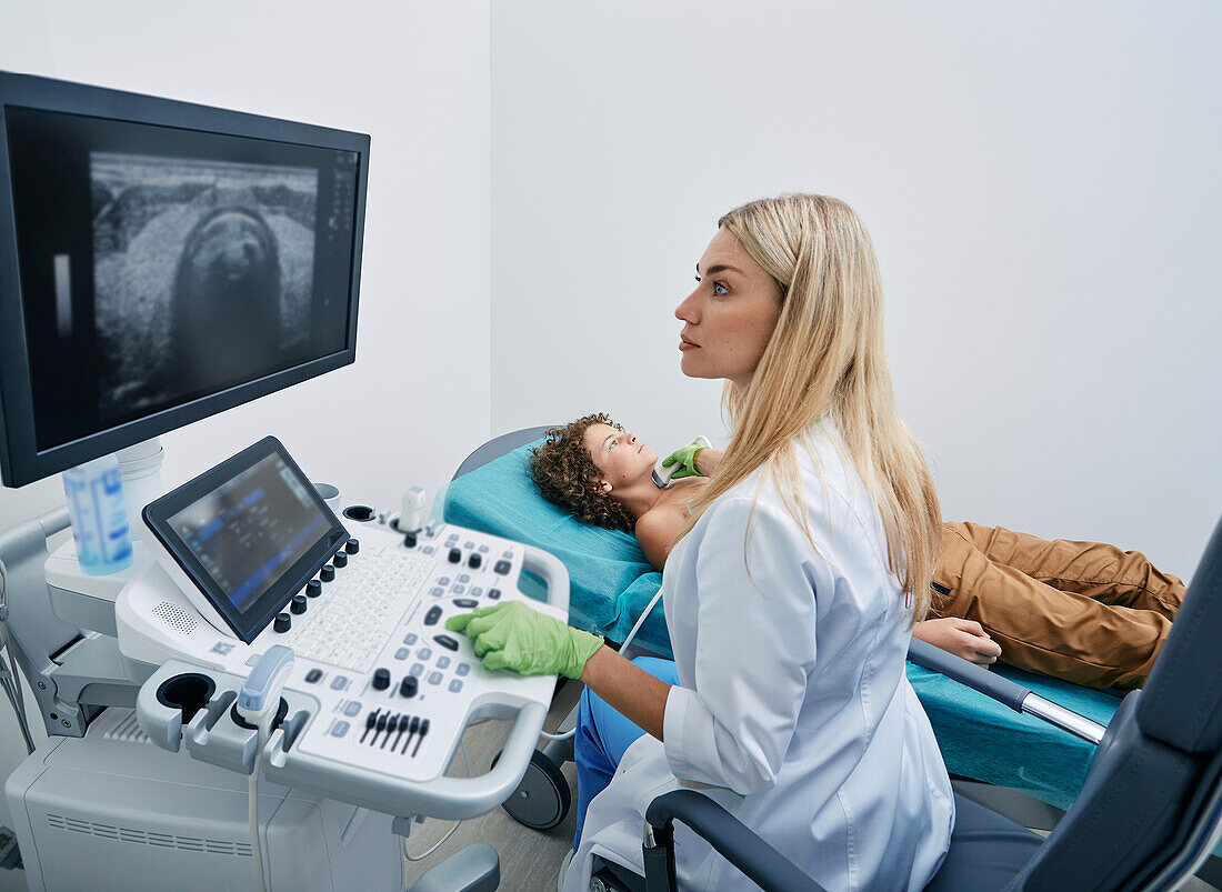 Thyroid ultrasound scan