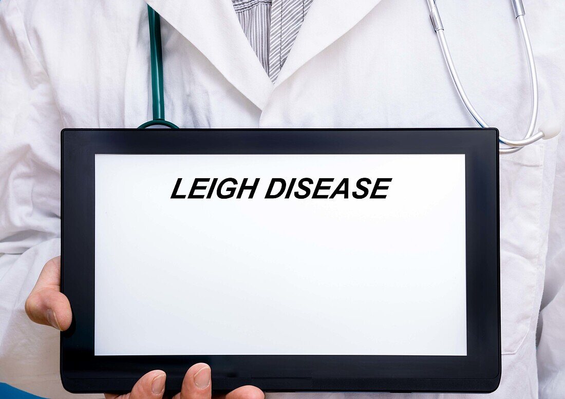 Leigh disease, conceptual image