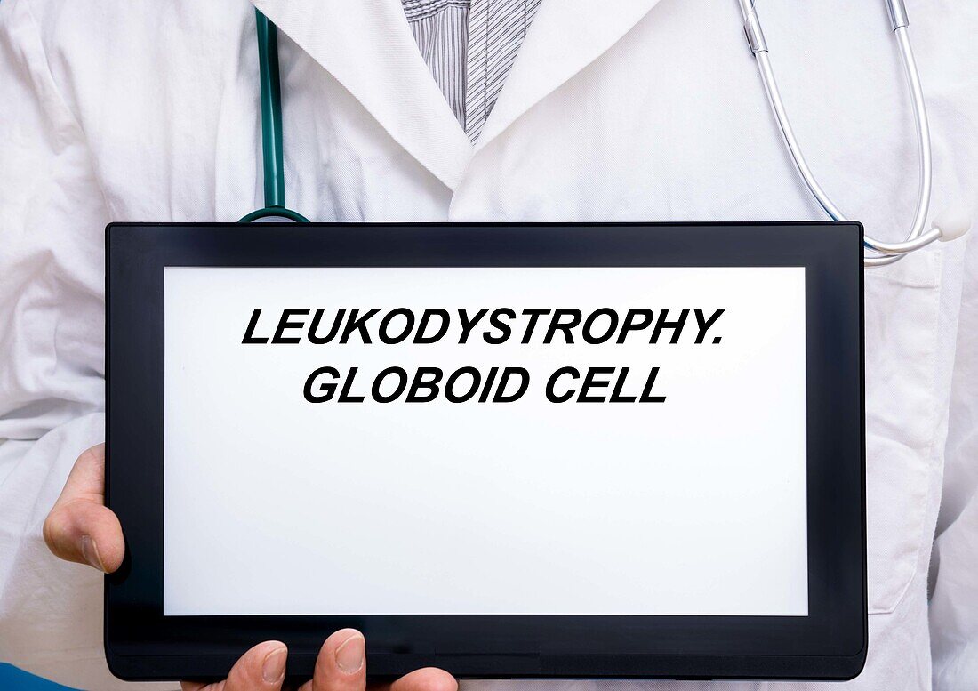 Leukodystrophy, conceptual image