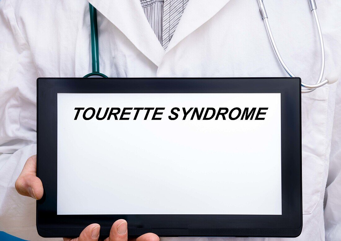 Tourette syndrome, conceptual image