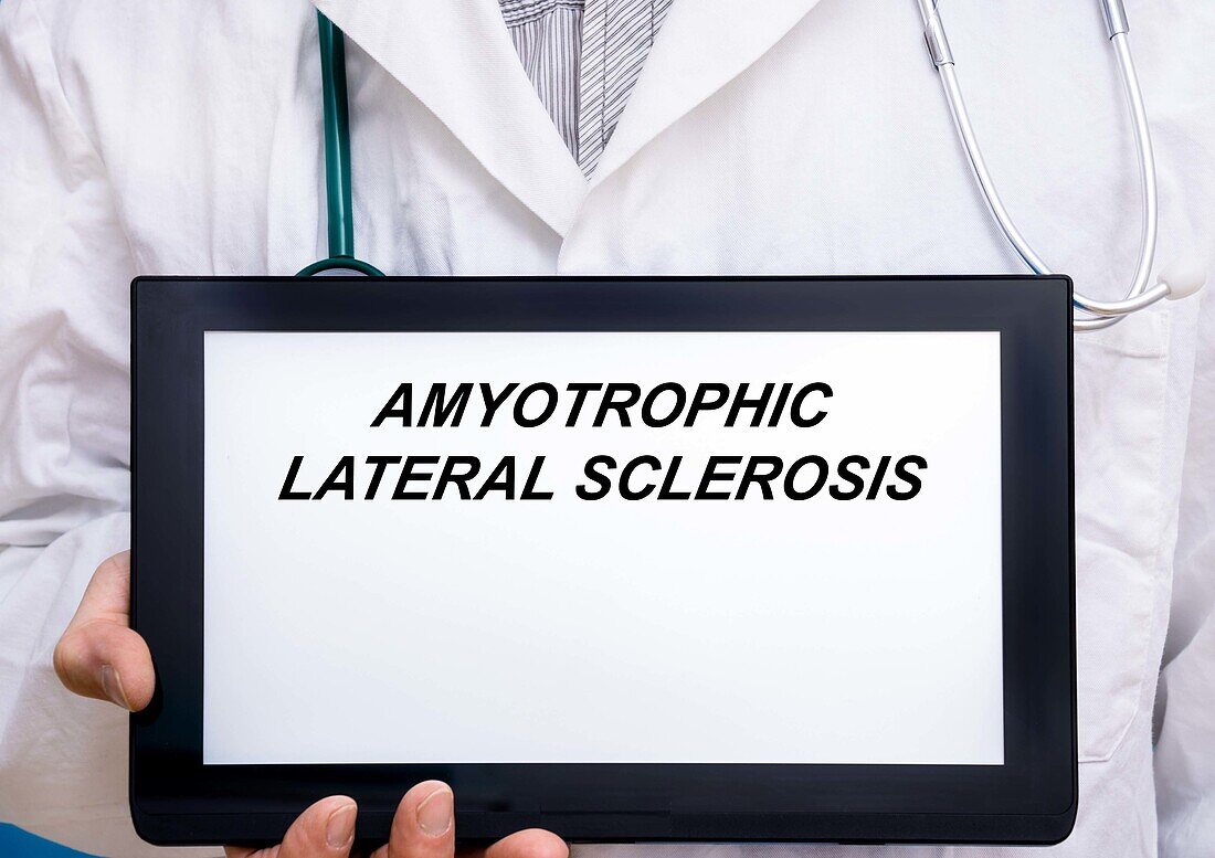 Amyotrophic lateral sclerosis, conceptual image