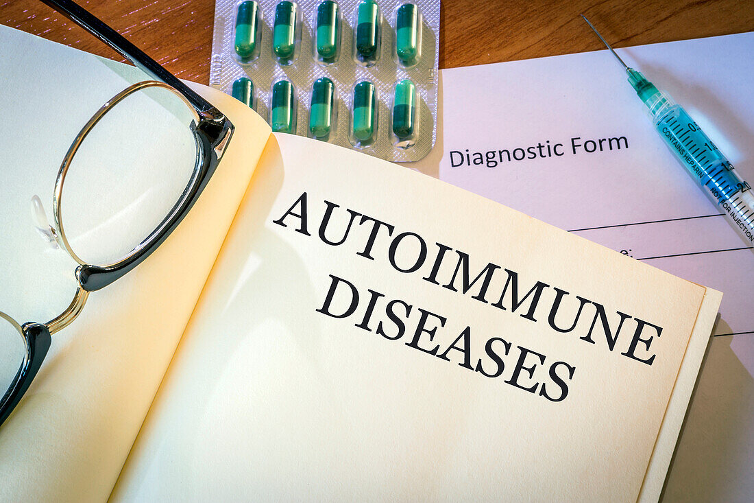 Autoimmune diseases, conceptual image