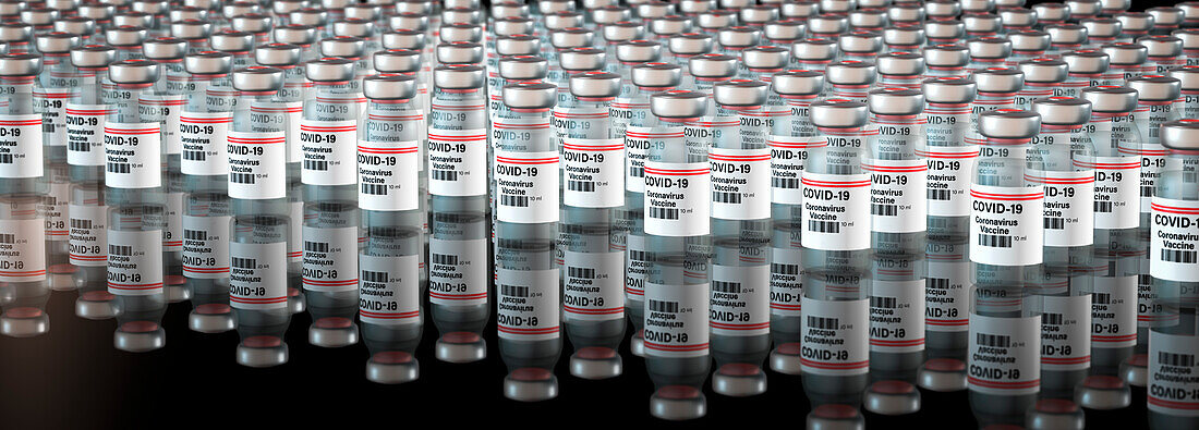 Covid-19 vaccines, conceptual image